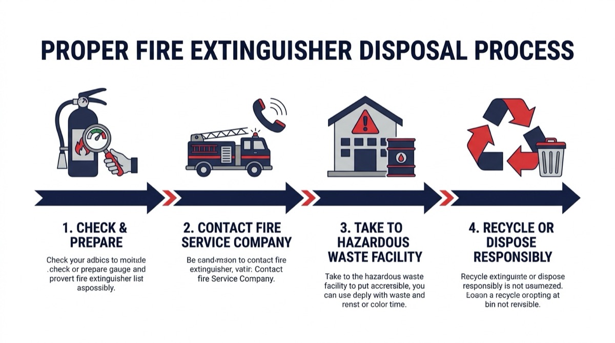 How to safely dispose of old fire extinguishers
